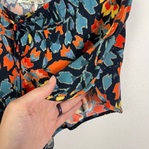 Haute Hippie | NWT Multi Color Silk Dressy Going Out Mini Shorts with POCKETS - Picture 5 of 12